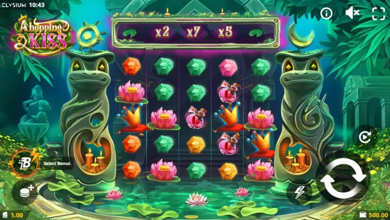 a hopping 2 kiss gameplay image