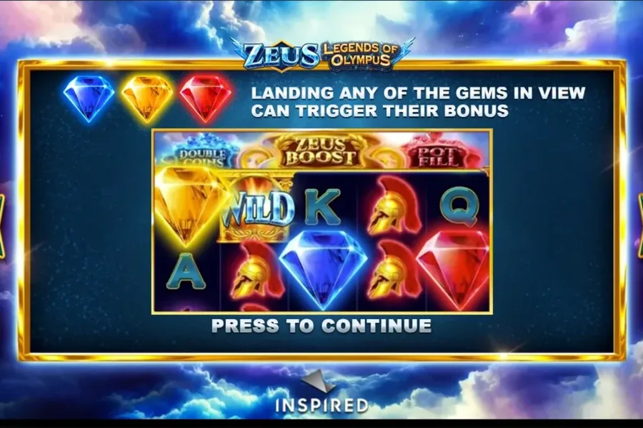 Zeus Legends of Olympus