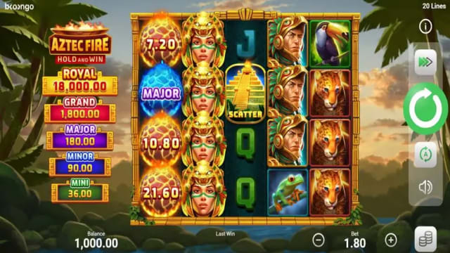 Aztec Fire: Hold and Win