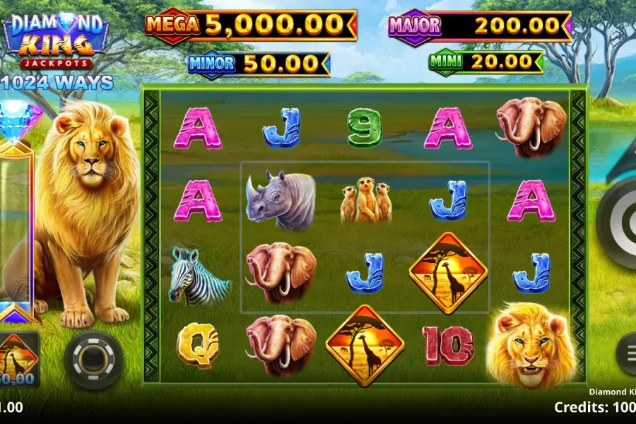 Diamond King Jackpots
