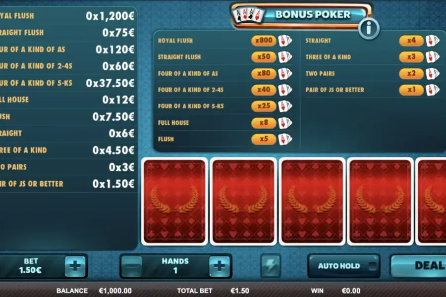 Bonus Poker