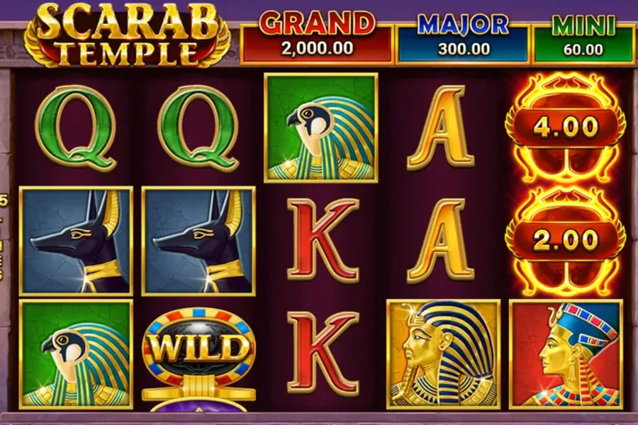 Scarab Temple: Hold and Win