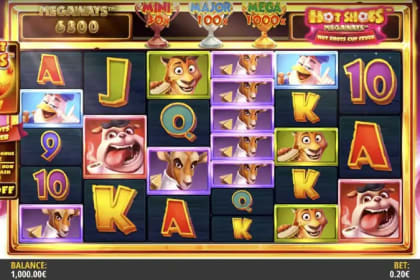Hot Shots Megaways gameplay image