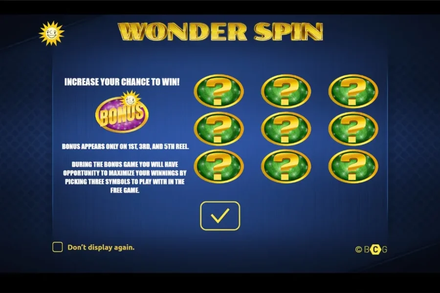 Wonder Spin