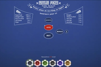 Russian Poker gameplay image