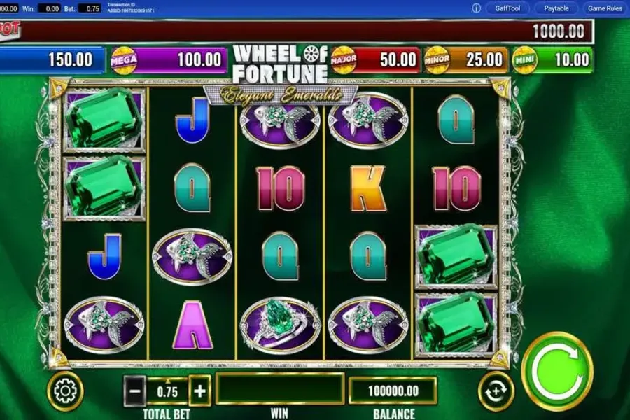 Wheel of Fortune Elegant Emeralds