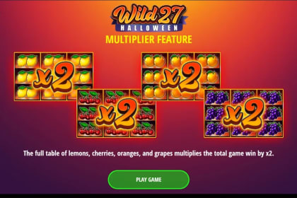 Wild 27 Halloween gameplay image