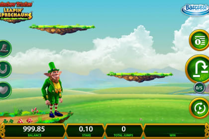 Rainbow Riches Leapin' Leprechauns gameplay image
