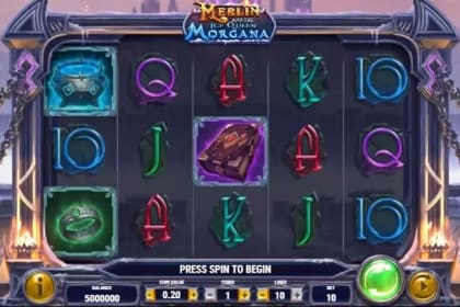 Merlin and the Ice Queen Morgana gameplay image