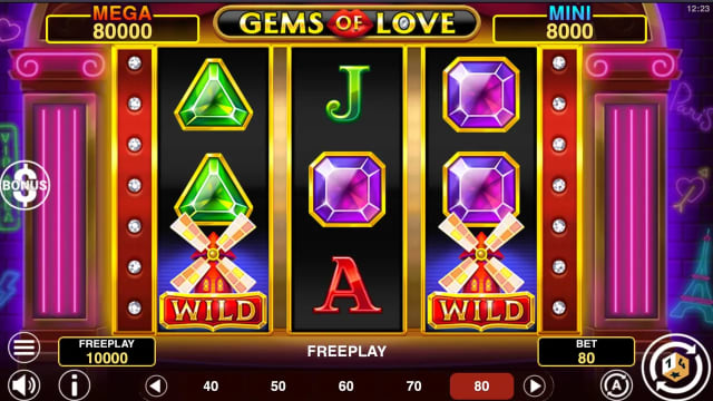 Gems Of Love Hold and Win