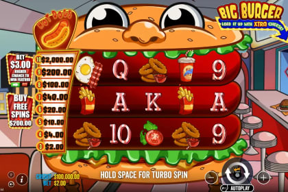 Big Burger Load it up with Xtra cheese gameplay image