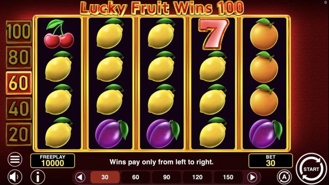 Lucky Fruit Wins 100