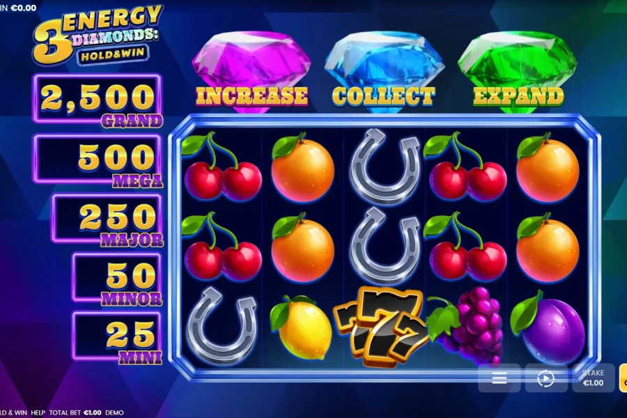 3 Energy Diamonds