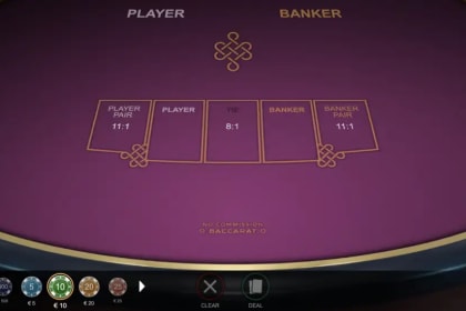 No Commission Baccarat gameplay image