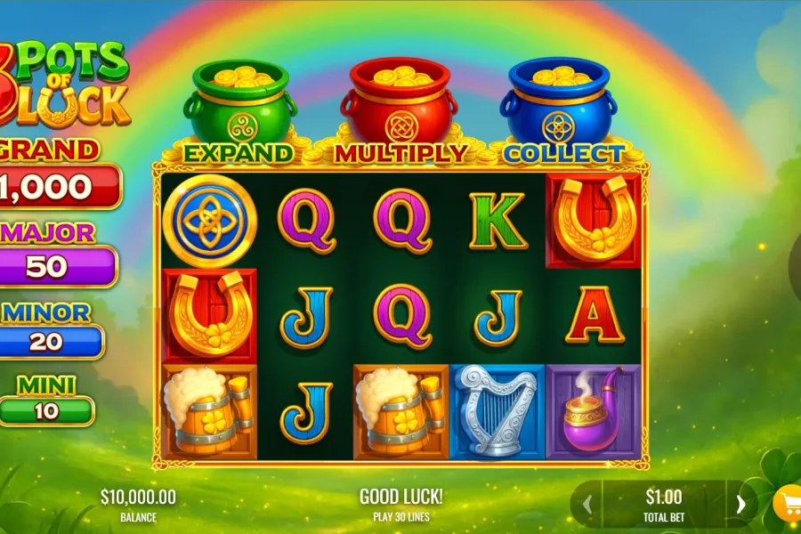 3 Pots of Luck