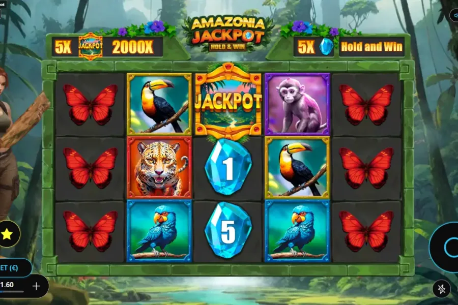 Amazonia Jackpot Hold and Win