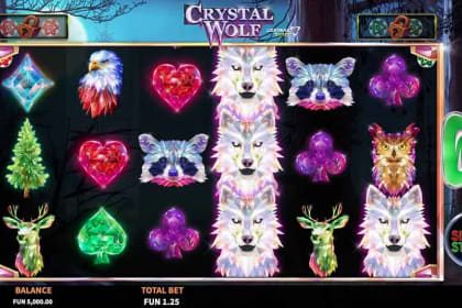 Crystal Wolf Lightning Chase gameplay image