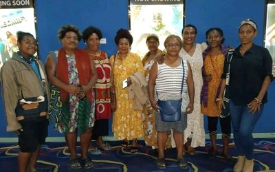 HANIWAI memebrs invited by UNDP for the first screening of "Noken Killim Meri".