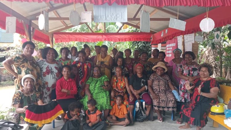 Haniwai Women at Sewing Workshop