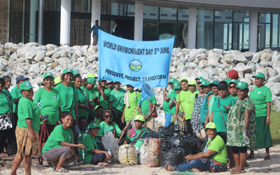 HANIWAI Leads the Charge: Indigenous Women Unite to Clean Up Ela Beach on World Environment Day