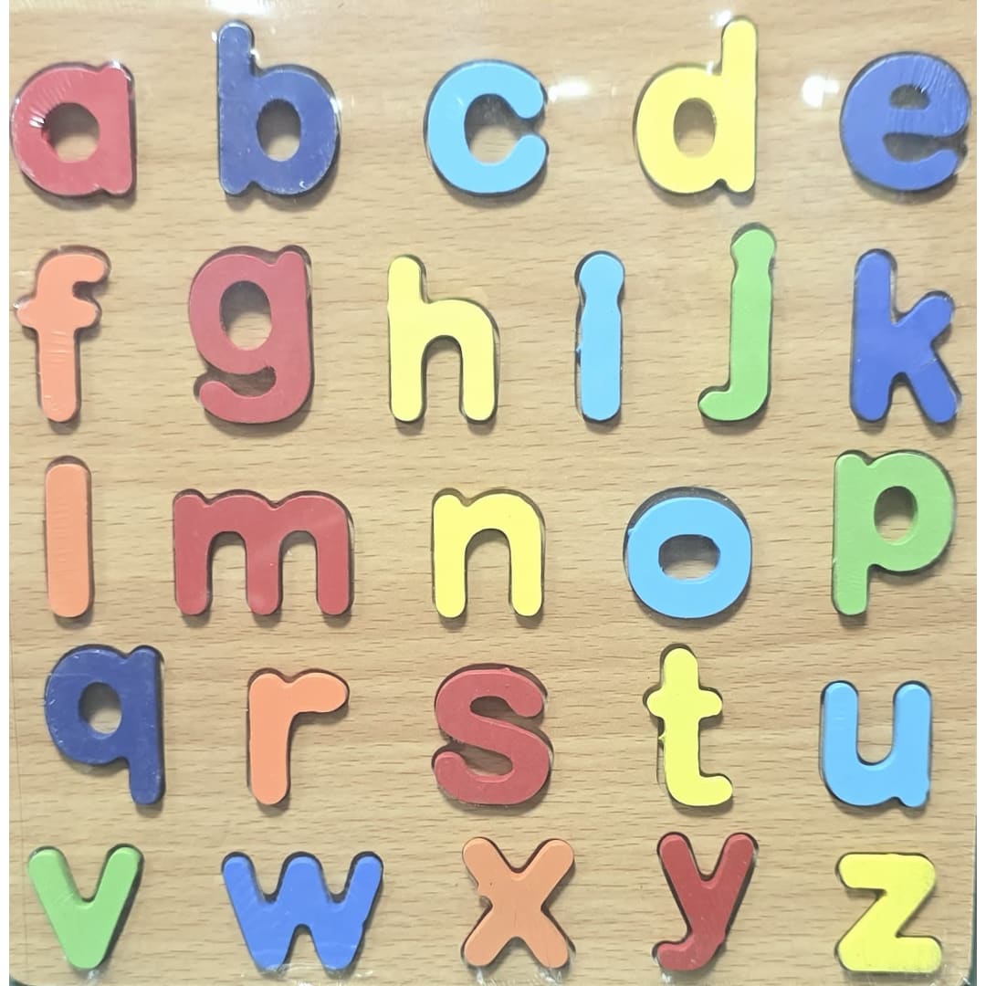 Letras Minúscula en madera