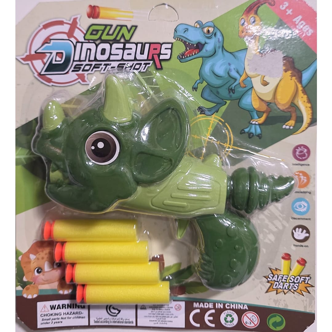 Dino lanza dardos