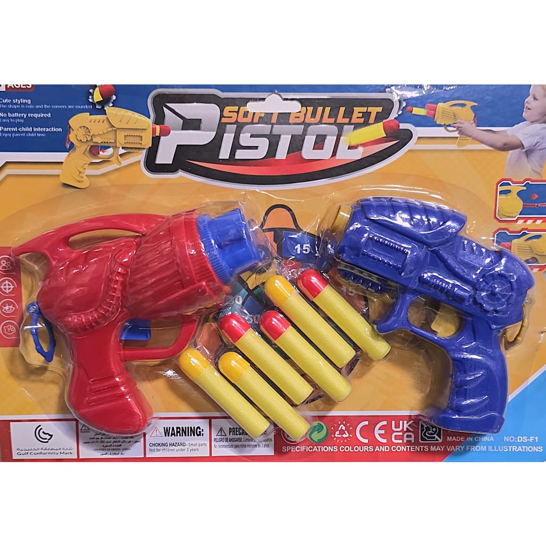 Pistola lanza dardos x2