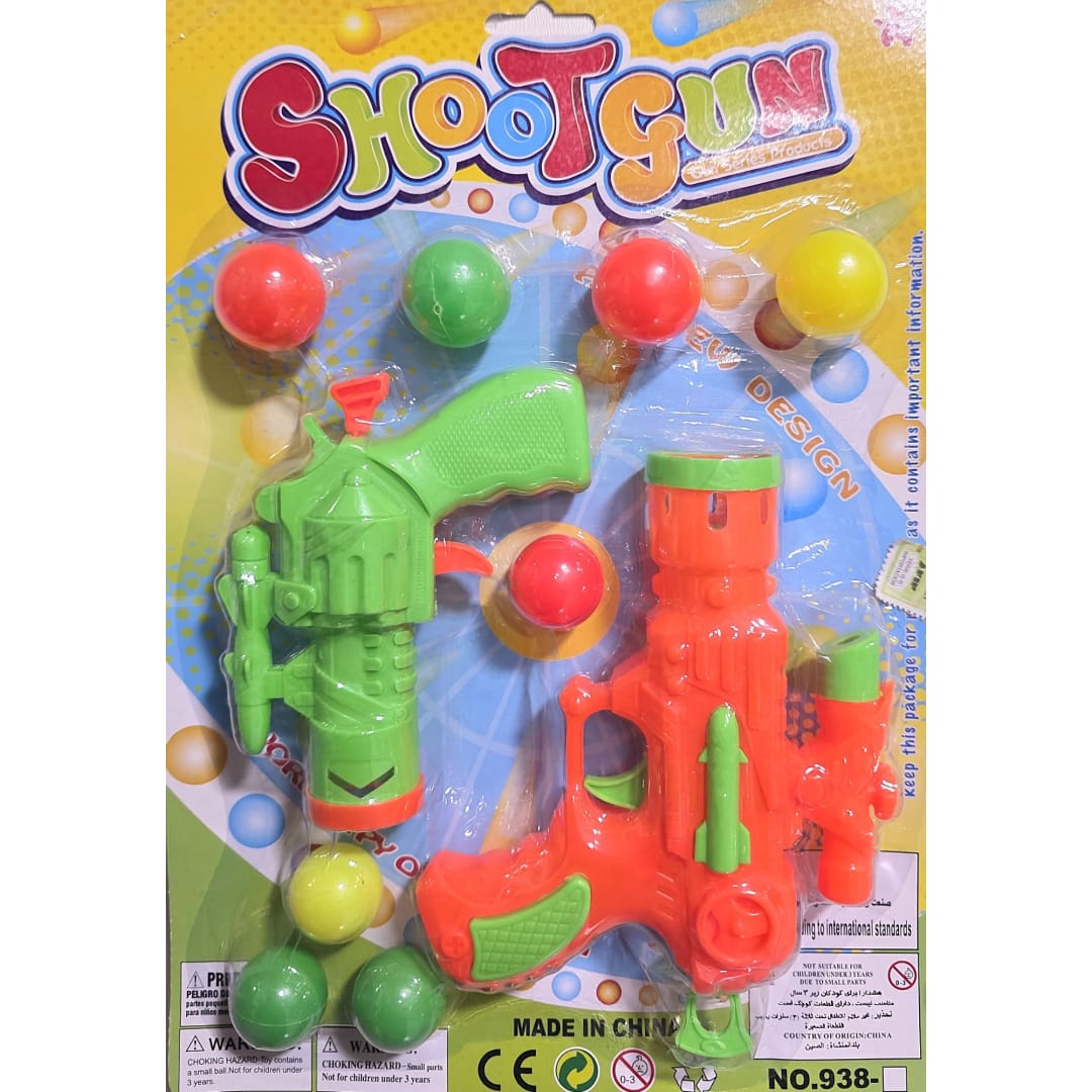 Pistola x2 lanza bolas