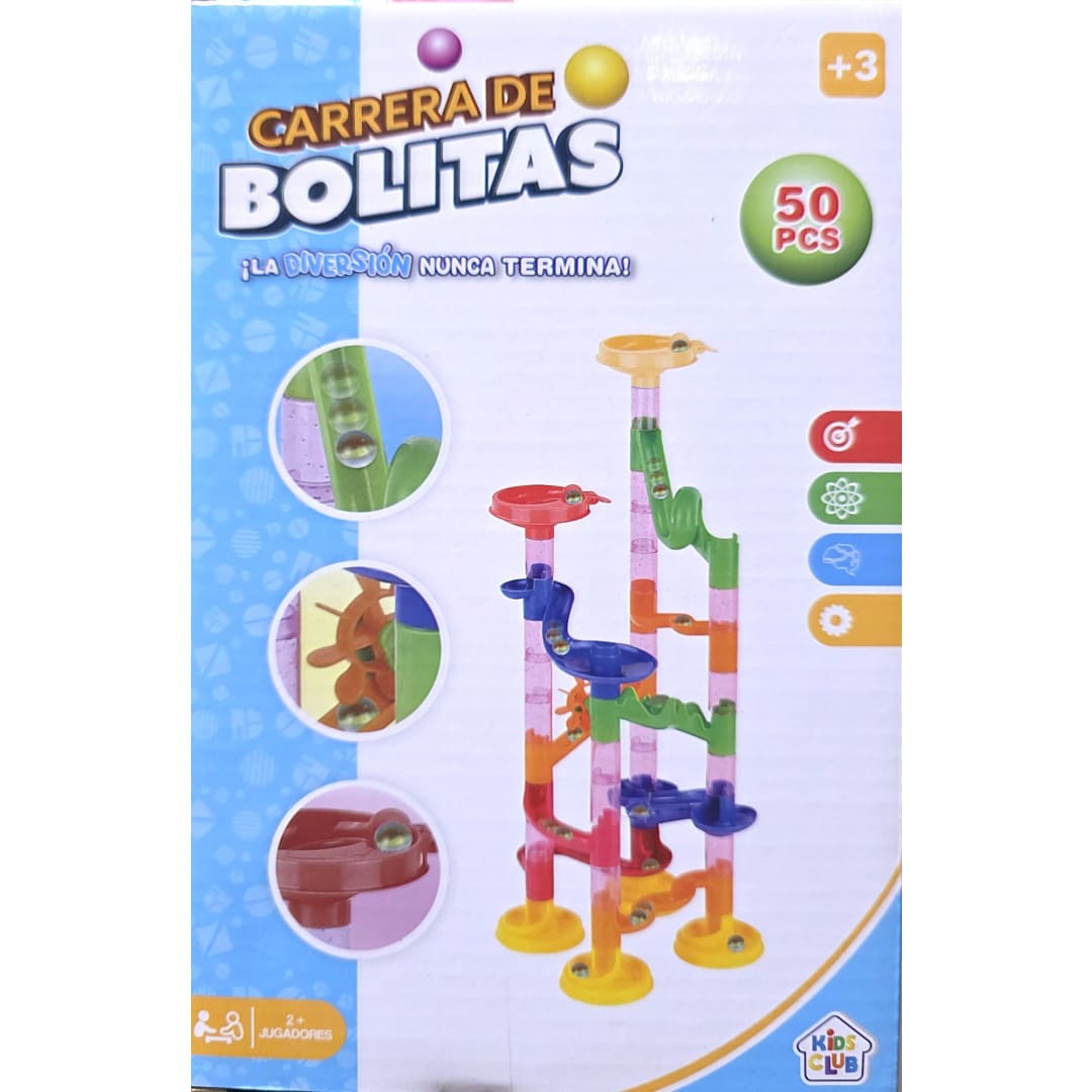 Carrera de canicas 50pcs