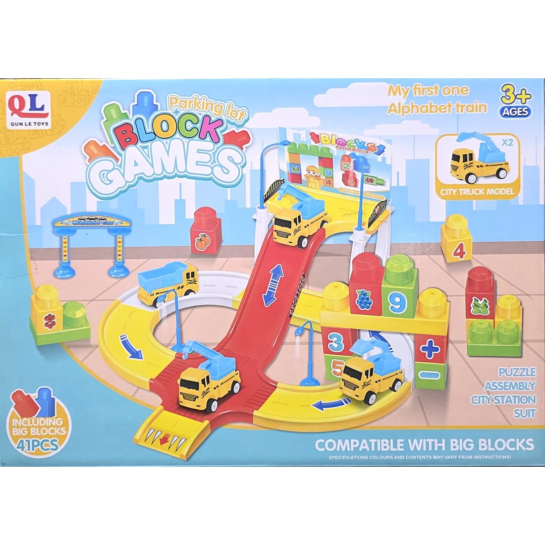 Pista Con Bloques 41pcs