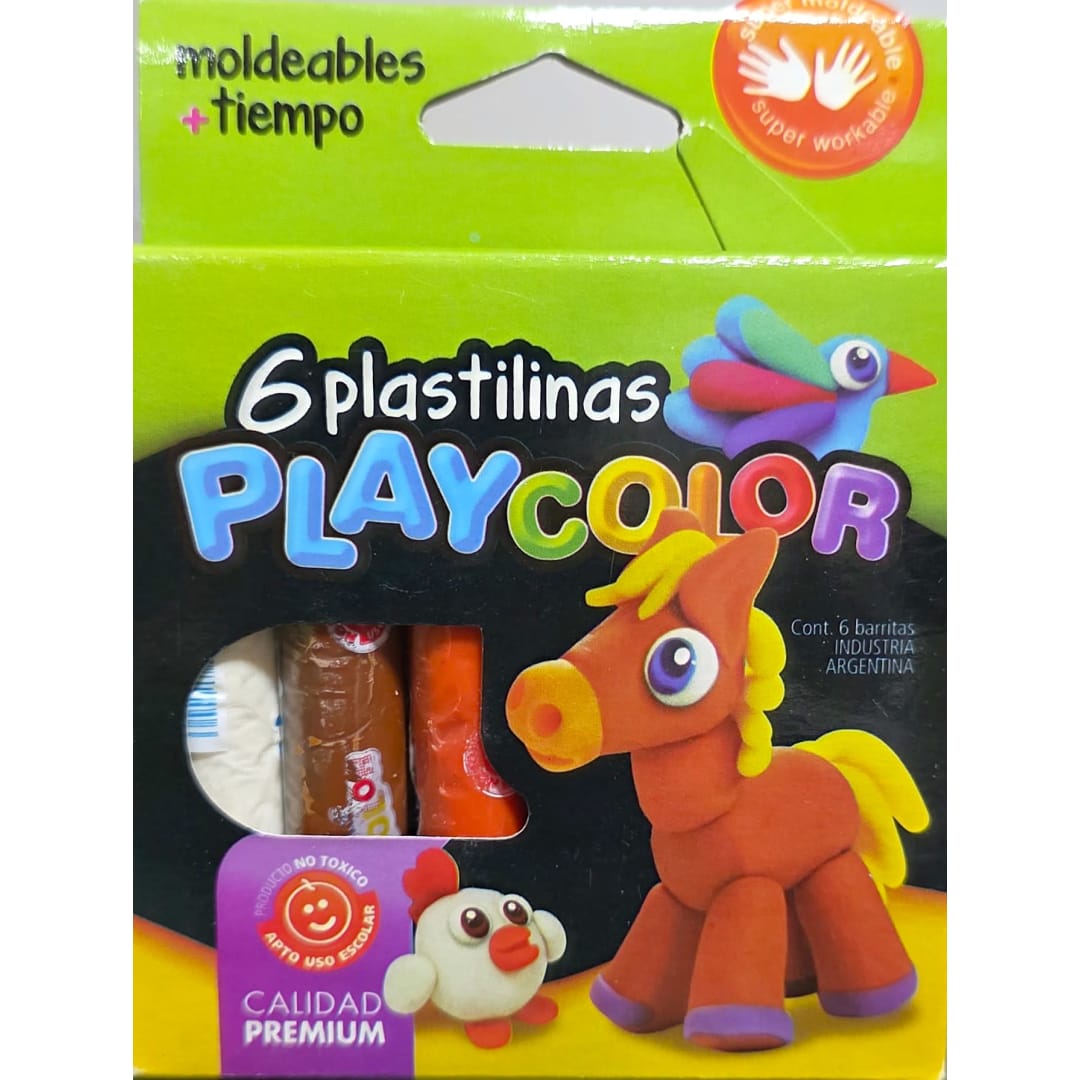 Plastilinas x6
