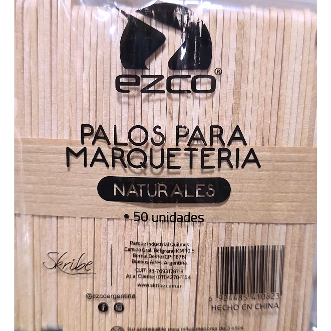 Palitos para marquetería x50 unidades