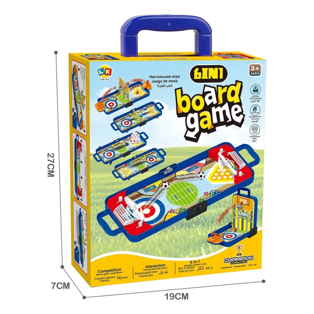 Juego de mesa 6 en 1