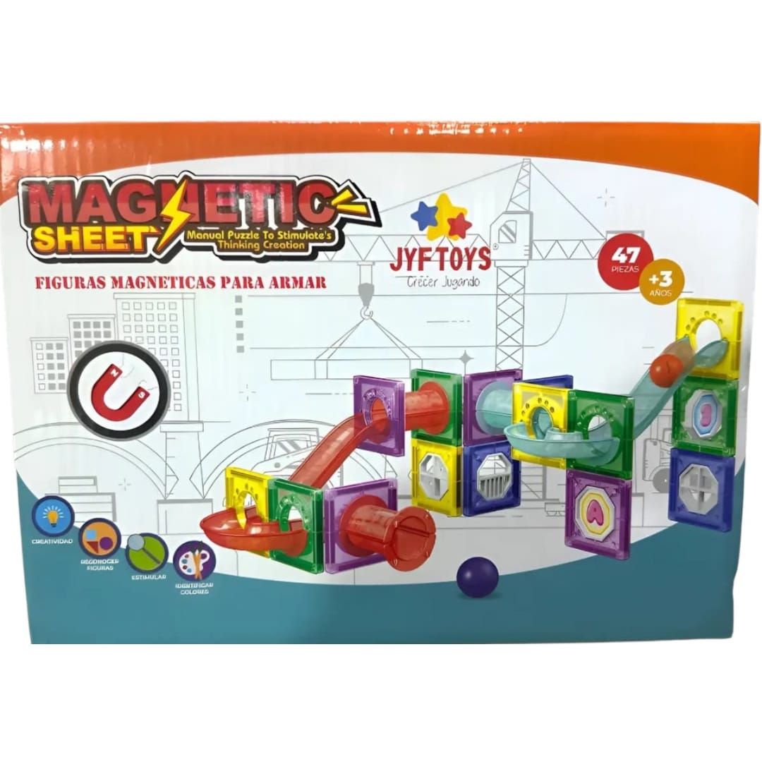 Bloques Magneticos 47 Piezas