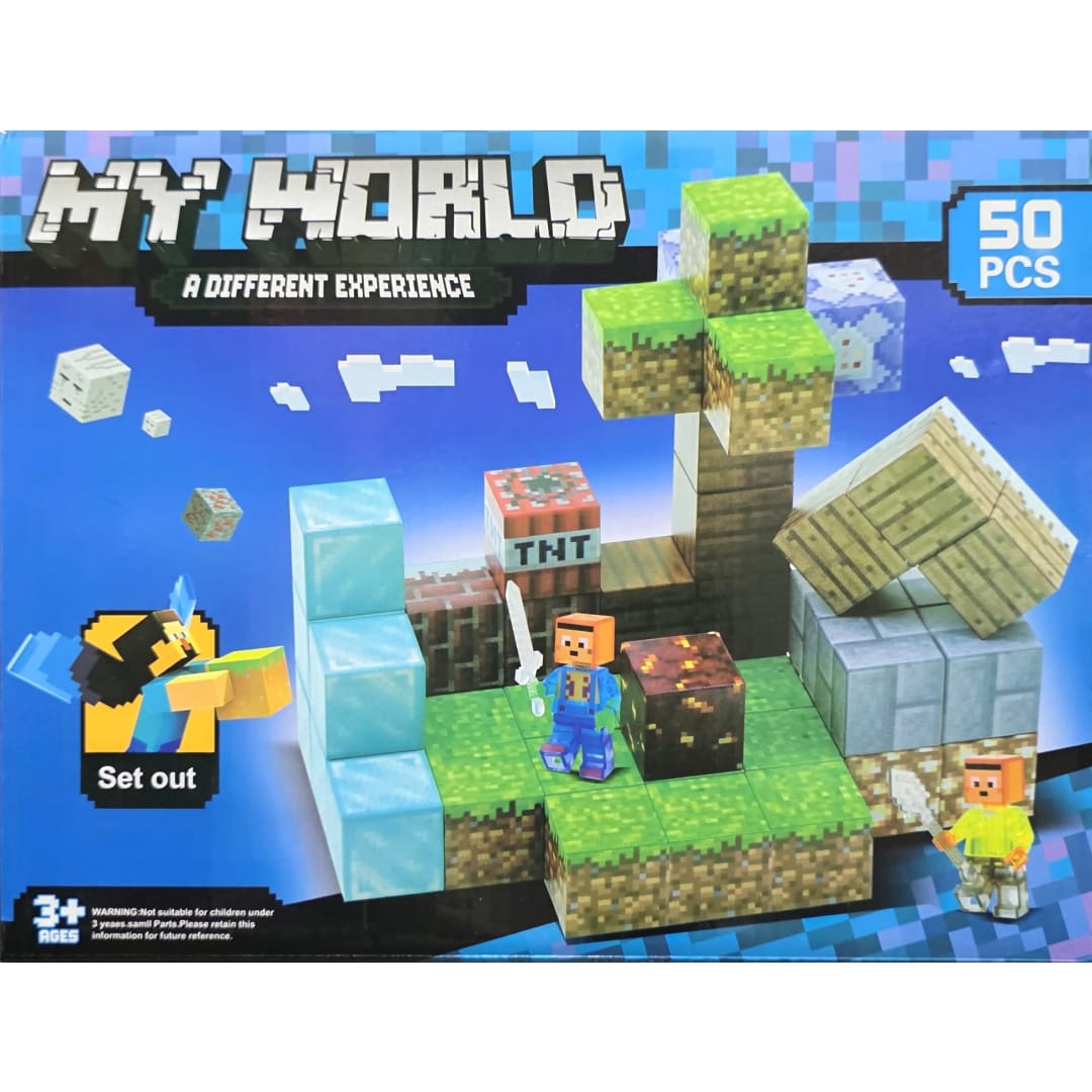 Cubos Magnéticos Minecraft 50pcs