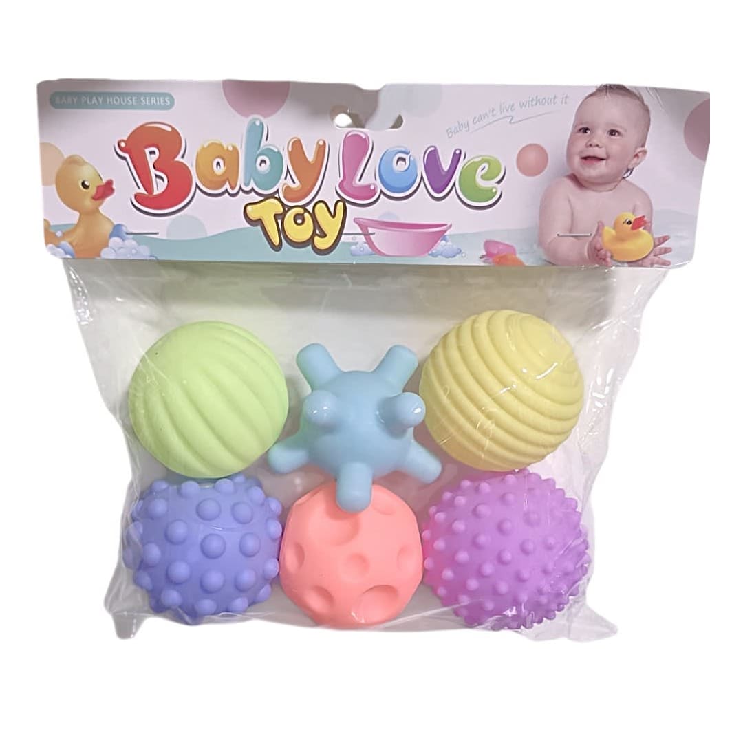 Pelotas sensoriales x6 en bolsa