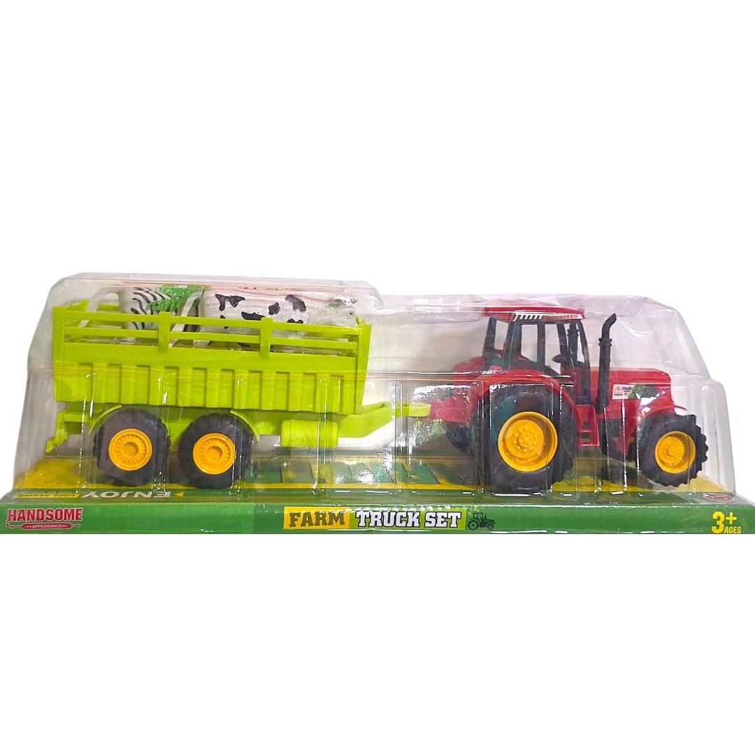 Tractor + Remolque con animales