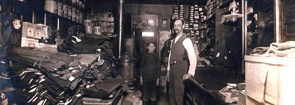 Tegtmeier Bros. Tailor Shop, Millstadt, c. 1900