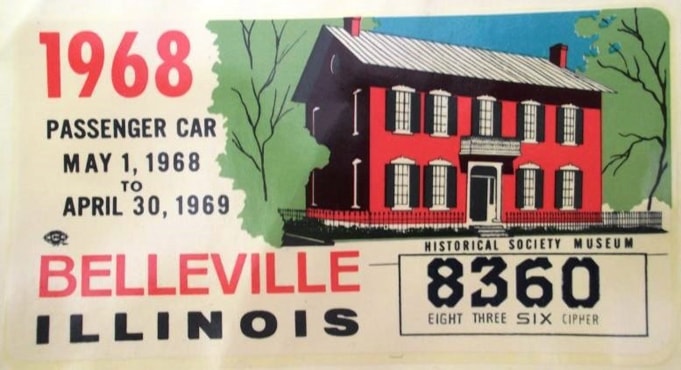 1968 passenger car ticket