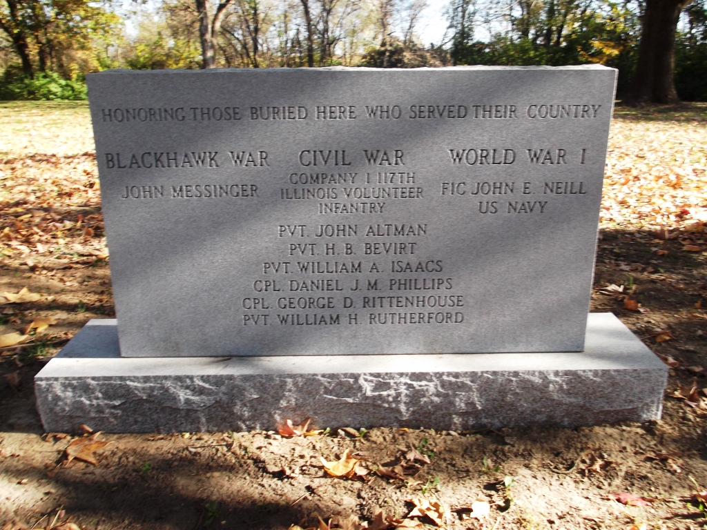 Veterans Monument, Messinger Cemetery