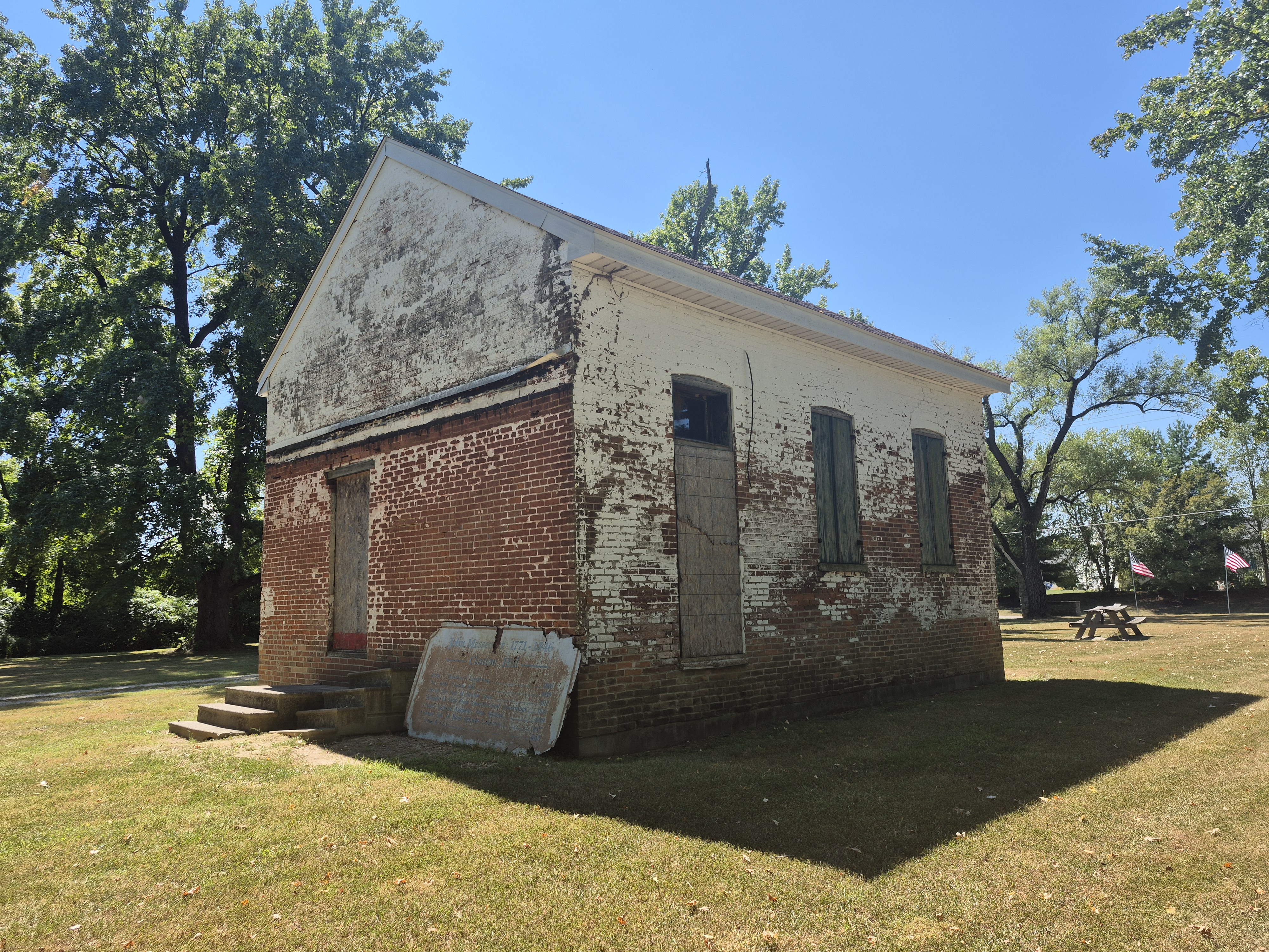  Back of the Messinger Schoolhouse present day