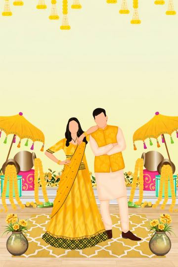 Lantern Floral Indian Wedding Invitation thumbnail 2