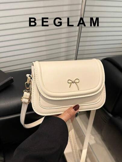 Cute Bow Mini Saddle Crossbody Bag