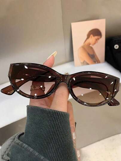 Classic Oval Small Frame Fashion Glasses