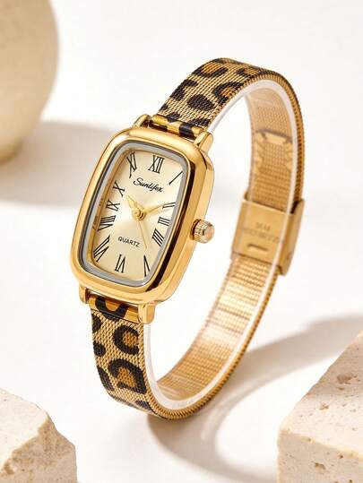 Women's Elegant Retro Gold-Tone Quartz Watch