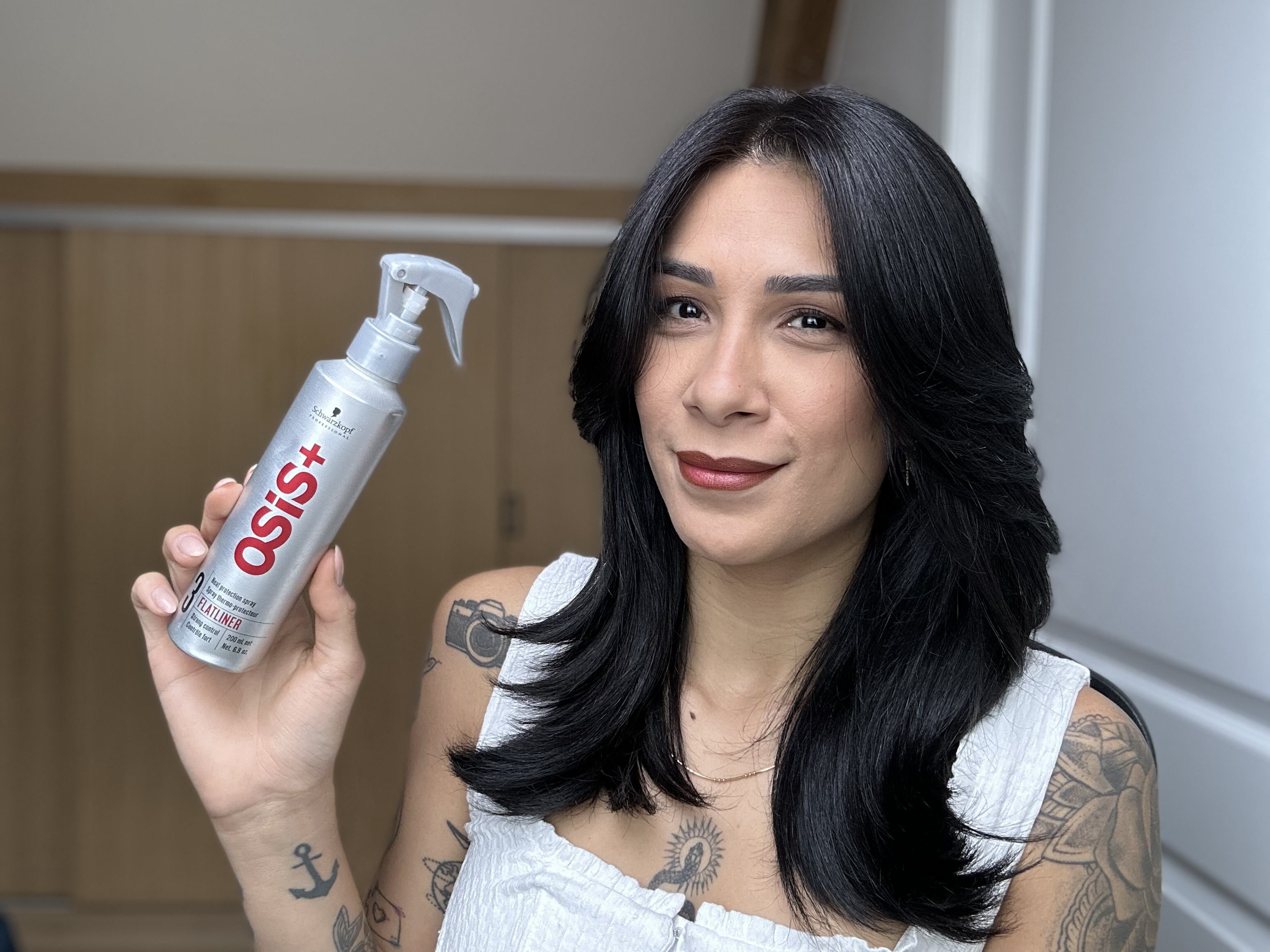O MELHOR PROTETOR TÉRMICO - Schwarzkopf OSiS+ Flatliner Smooth & Shine