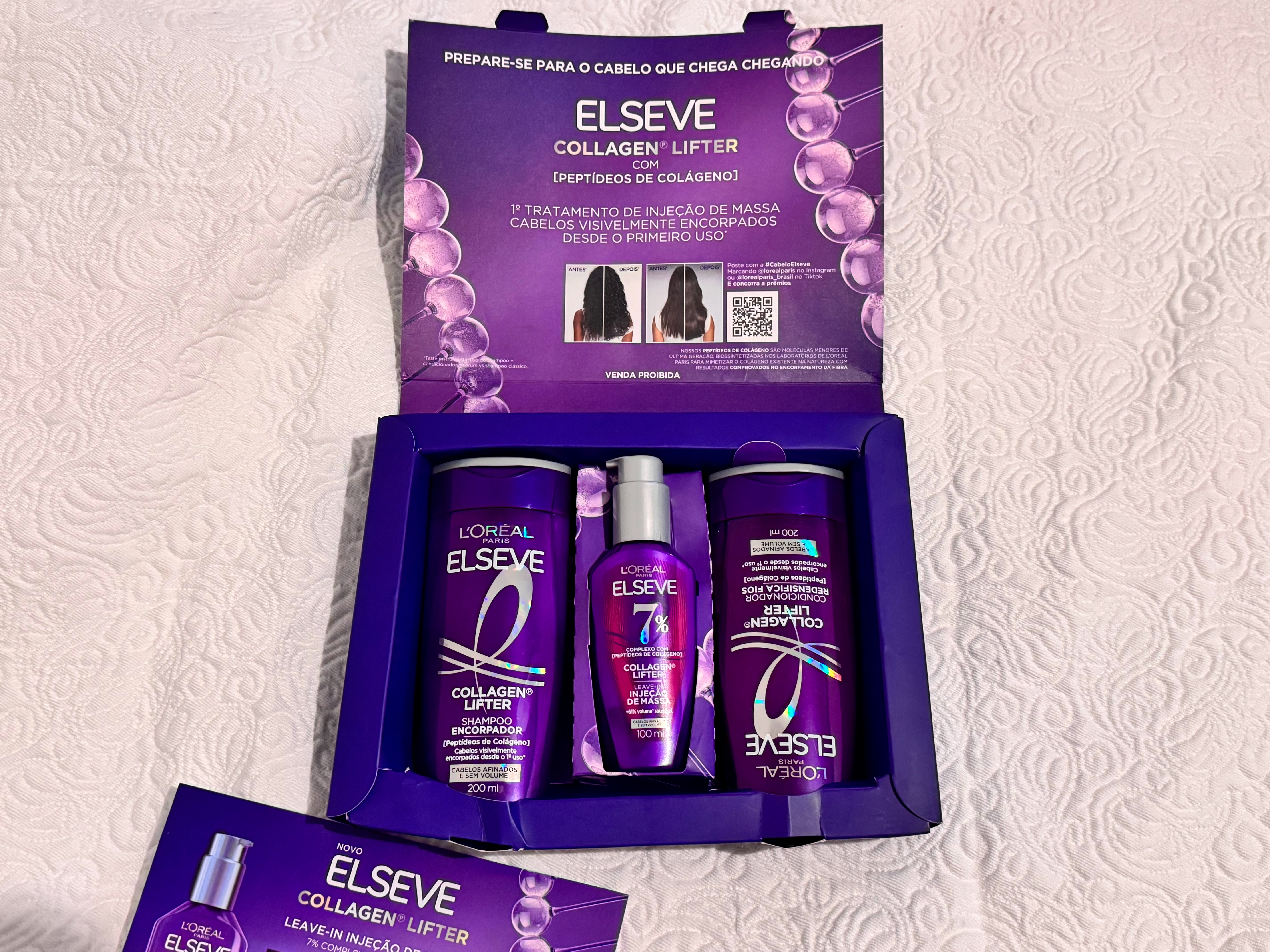 Novo Elseve Collagen Lifter Encorpa Redensifica Fios Colágeno