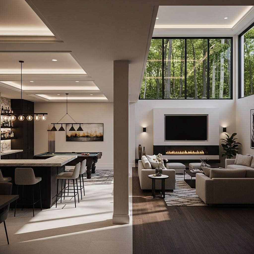 3D walk-through style view