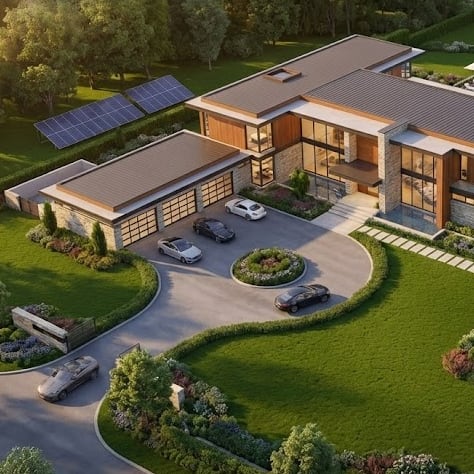 3D model overview for property listings