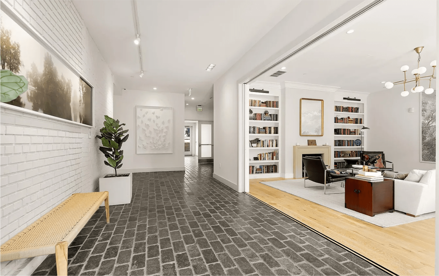 Luxury Basement Renovation with entertainment space and modern finishes in Washington DC